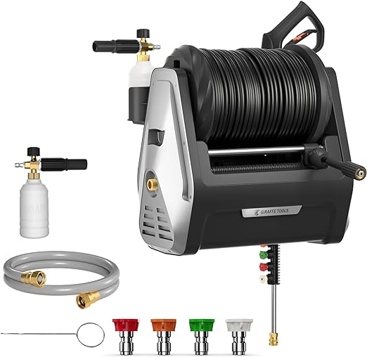 Pressure washer max 2400 PSI, 2.0 GPM electric wall mounted electric washer