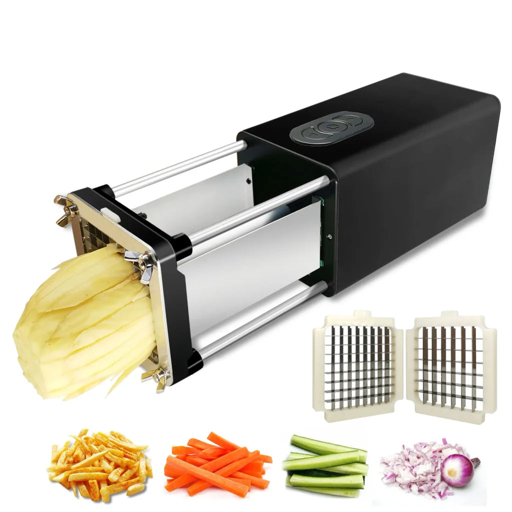 Electric vegetable shredding machine